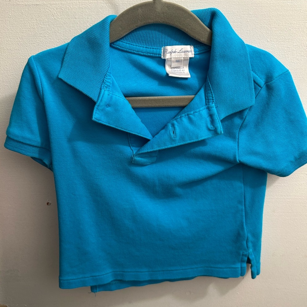 Toddler Blue Polo Shirt
